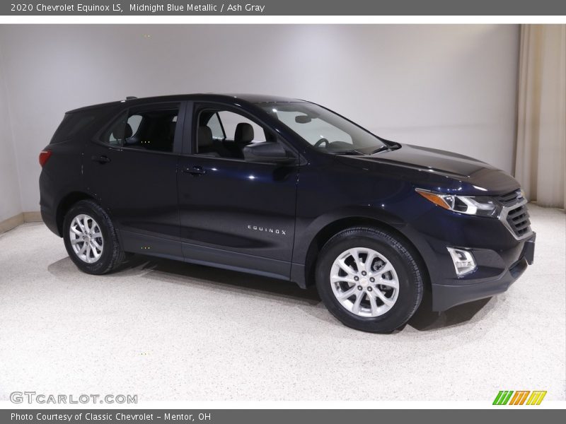 Midnight Blue Metallic / Ash Gray 2020 Chevrolet Equinox LS
