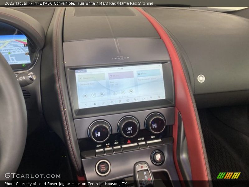 Fuji White / Mars Red/Flame Red Stitching 2023 Jaguar F-TYPE P450 Convertible