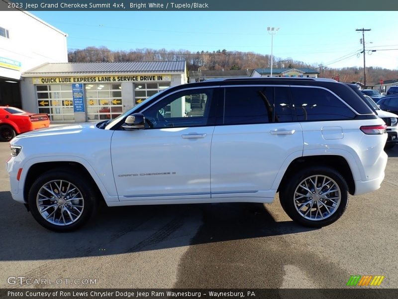 Bright White / Tupelo/Black 2023 Jeep Grand Cherokee Summit 4x4