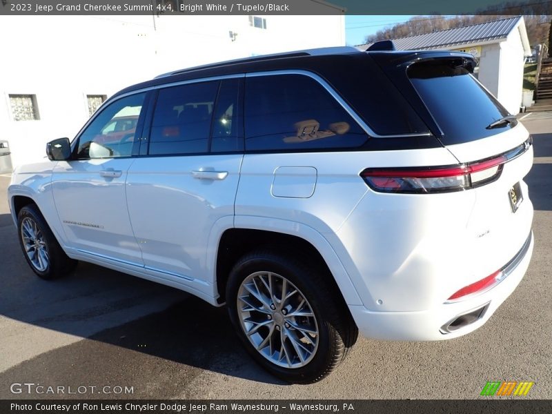 Bright White / Tupelo/Black 2023 Jeep Grand Cherokee Summit 4x4