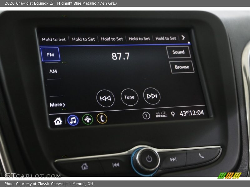 Midnight Blue Metallic / Ash Gray 2020 Chevrolet Equinox LS