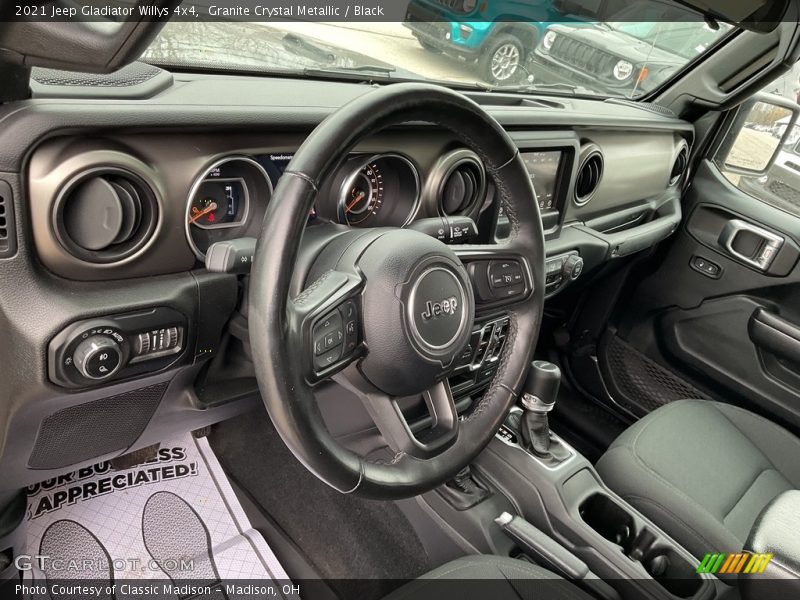 Granite Crystal Metallic / Black 2021 Jeep Gladiator Willys 4x4
