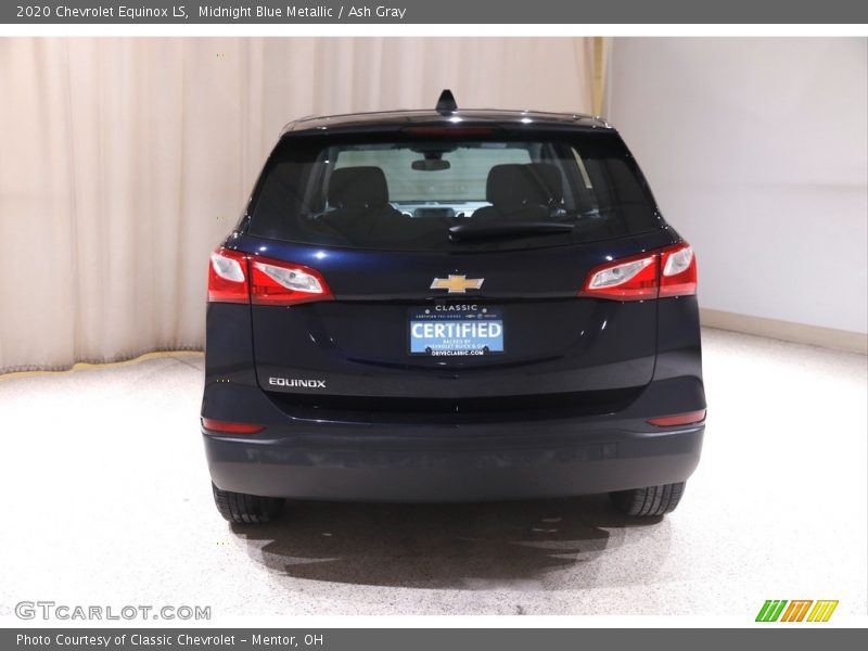 Midnight Blue Metallic / Ash Gray 2020 Chevrolet Equinox LS