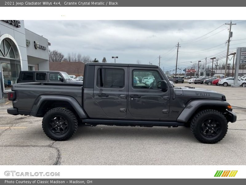 Granite Crystal Metallic / Black 2021 Jeep Gladiator Willys 4x4