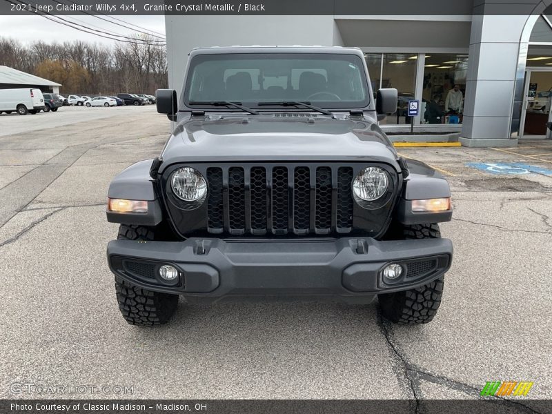 Granite Crystal Metallic / Black 2021 Jeep Gladiator Willys 4x4