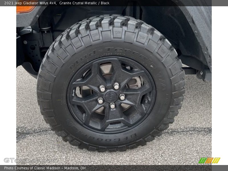 Granite Crystal Metallic / Black 2021 Jeep Gladiator Willys 4x4