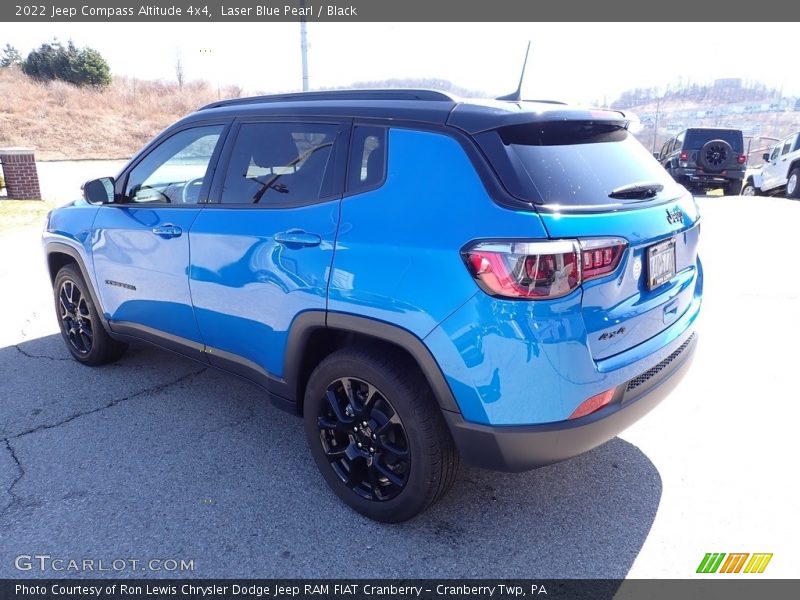 Laser Blue Pearl / Black 2022 Jeep Compass Altitude 4x4