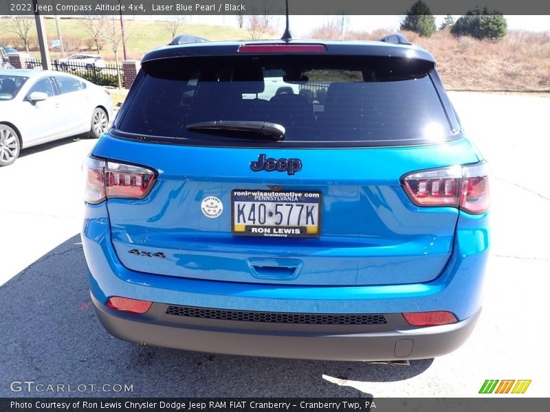 Laser Blue Pearl / Black 2022 Jeep Compass Altitude 4x4