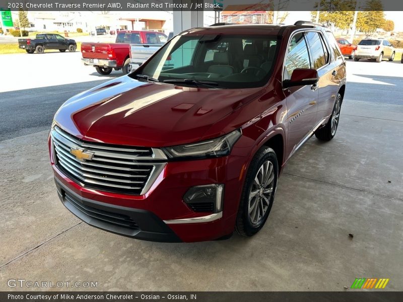 Radiant Red Tintcoat / Jet Black 2023 Chevrolet Traverse Premier AWD