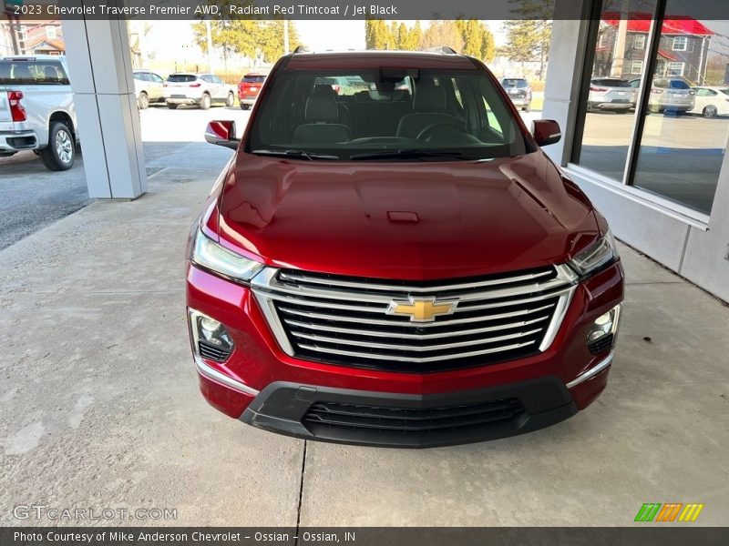 Radiant Red Tintcoat / Jet Black 2023 Chevrolet Traverse Premier AWD