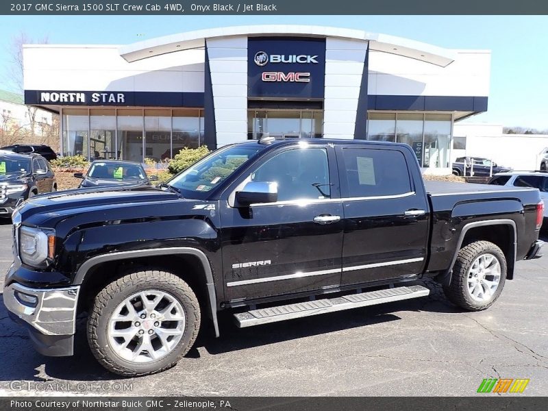 Onyx Black / Jet Black 2017 GMC Sierra 1500 SLT Crew Cab 4WD