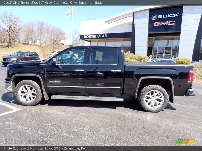Onyx Black / Jet Black 2017 GMC Sierra 1500 SLT Crew Cab 4WD