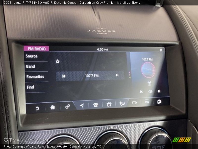 Carpathian Gray Premium Metallic / Ebony 2023 Jaguar F-TYPE P450 AWD R-Dynamic Coupe