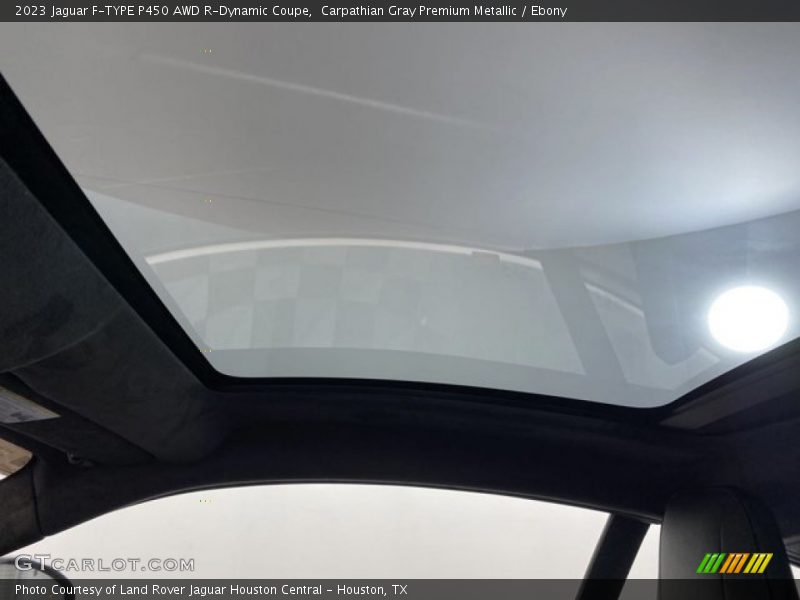 Carpathian Gray Premium Metallic / Ebony 2023 Jaguar F-TYPE P450 AWD R-Dynamic Coupe