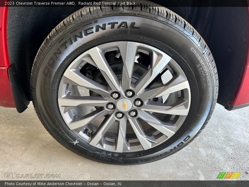 Radiant Red Tintcoat / Jet Black 2023 Chevrolet Traverse Premier AWD