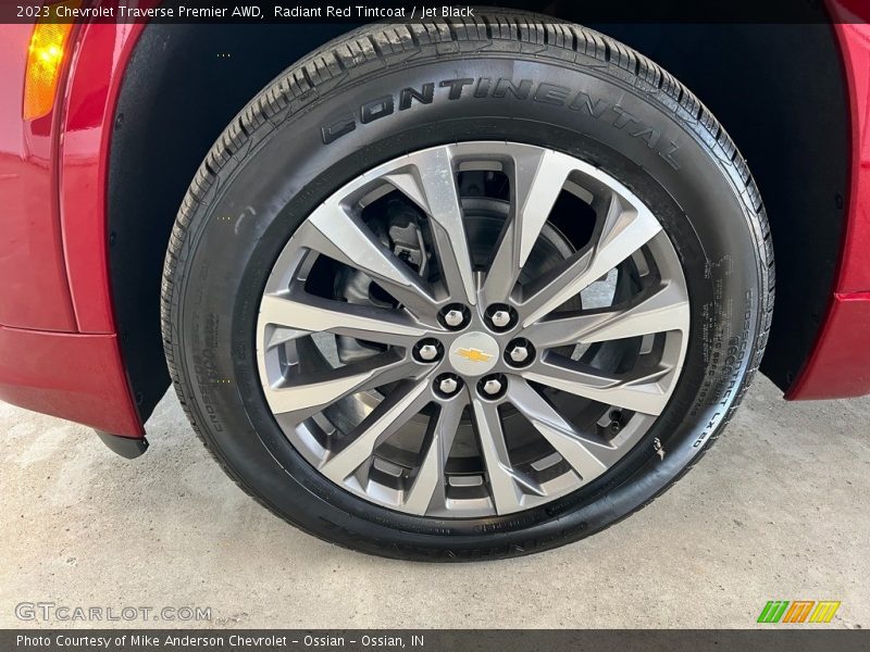 Radiant Red Tintcoat / Jet Black 2023 Chevrolet Traverse Premier AWD