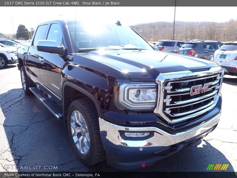 Onyx Black / Jet Black 2017 GMC Sierra 1500 SLT Crew Cab 4WD