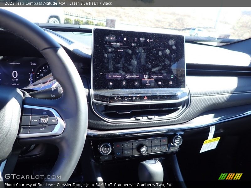 Laser Blue Pearl / Black 2022 Jeep Compass Altitude 4x4