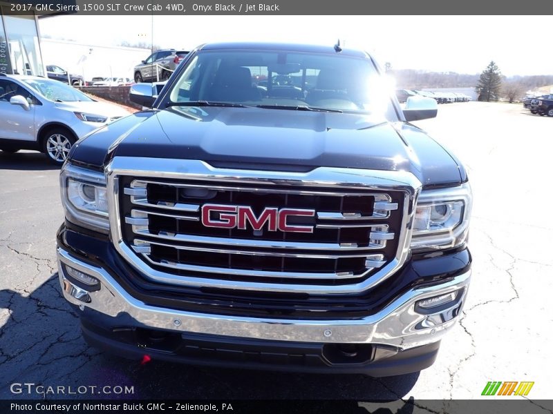 Onyx Black / Jet Black 2017 GMC Sierra 1500 SLT Crew Cab 4WD