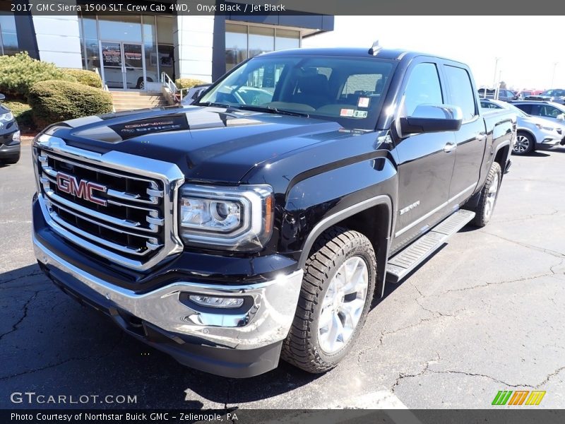 Onyx Black / Jet Black 2017 GMC Sierra 1500 SLT Crew Cab 4WD
