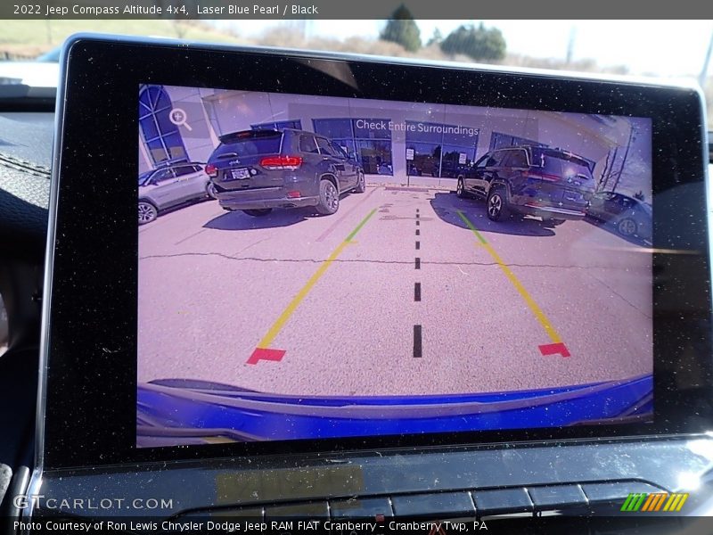 Laser Blue Pearl / Black 2022 Jeep Compass Altitude 4x4
