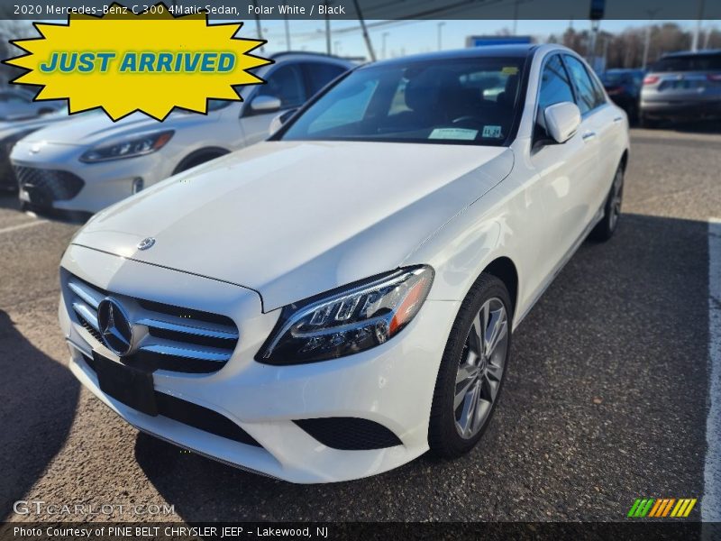 Polar White / Black 2020 Mercedes-Benz C 300 4Matic Sedan