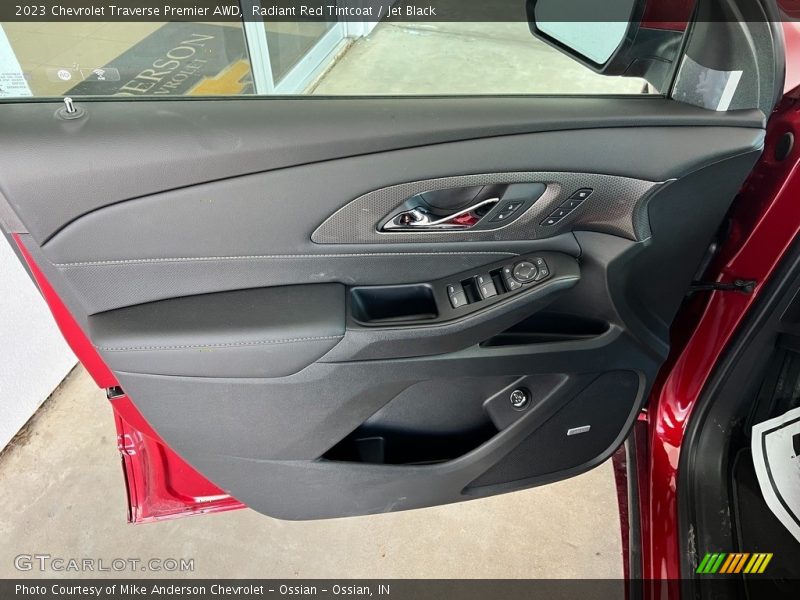 Radiant Red Tintcoat / Jet Black 2023 Chevrolet Traverse Premier AWD