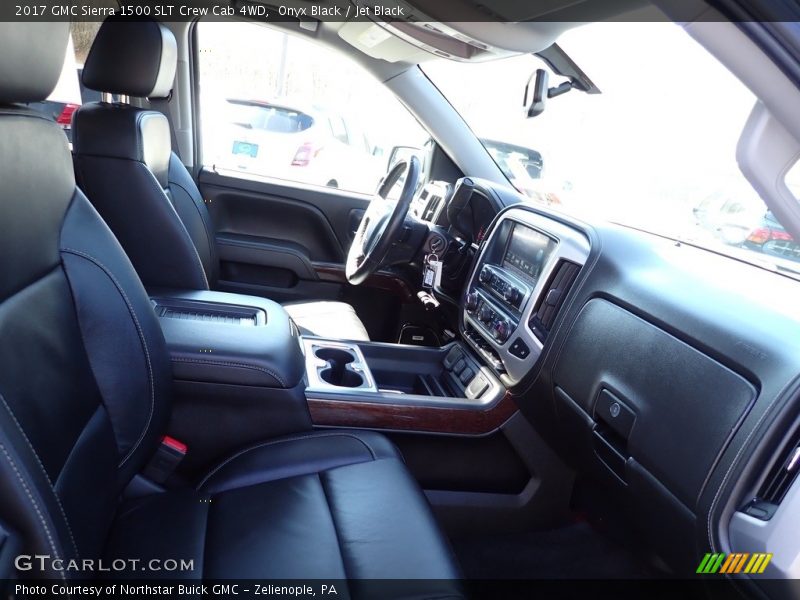 Onyx Black / Jet Black 2017 GMC Sierra 1500 SLT Crew Cab 4WD