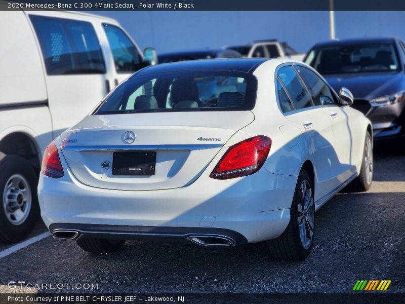 Polar White / Black 2020 Mercedes-Benz C 300 4Matic Sedan