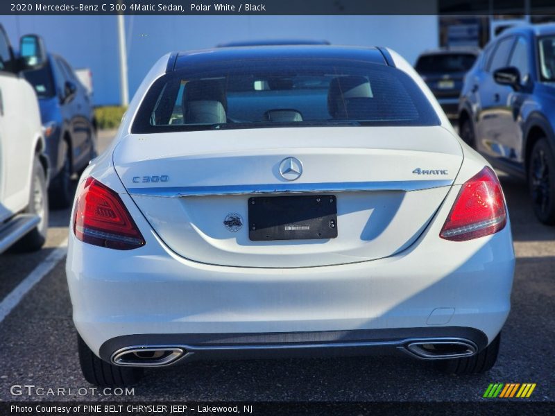 Polar White / Black 2020 Mercedes-Benz C 300 4Matic Sedan