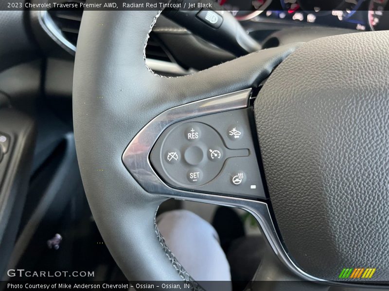 Radiant Red Tintcoat / Jet Black 2023 Chevrolet Traverse Premier AWD