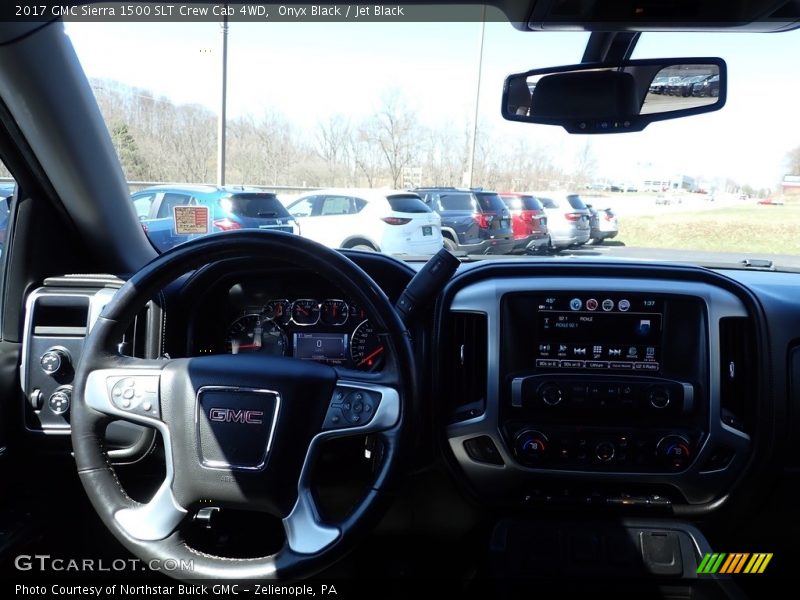 Onyx Black / Jet Black 2017 GMC Sierra 1500 SLT Crew Cab 4WD