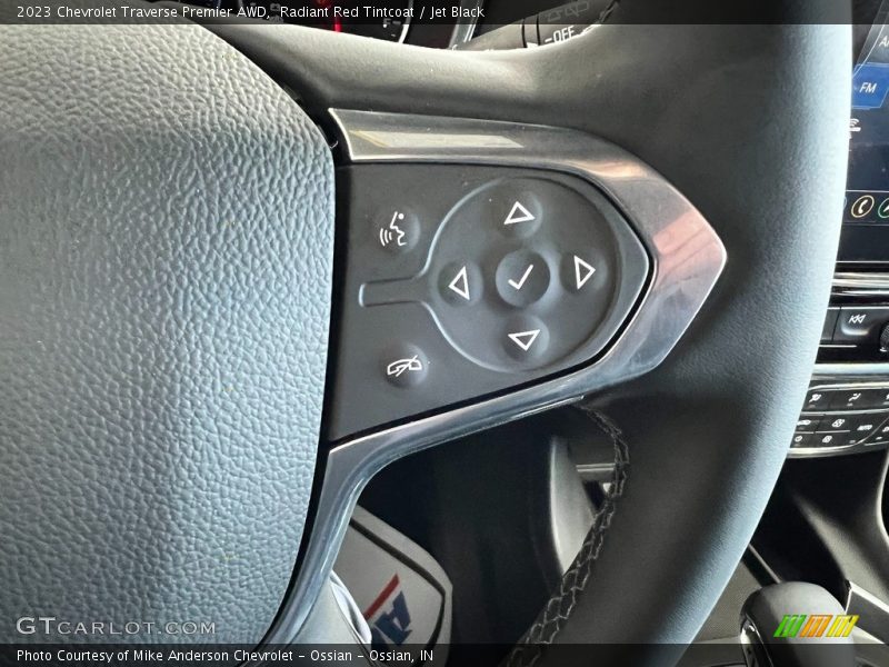 Radiant Red Tintcoat / Jet Black 2023 Chevrolet Traverse Premier AWD