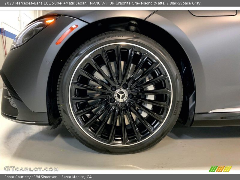 MANUFAKTUR Graphite Gray Magno (Matte) / Black/Space Gray 2023 Mercedes-Benz EQE 500+ 4Matic Sedan