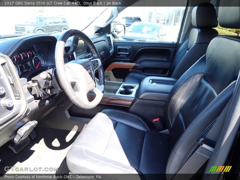 Onyx Black / Jet Black 2017 GMC Sierra 1500 SLT Crew Cab 4WD
