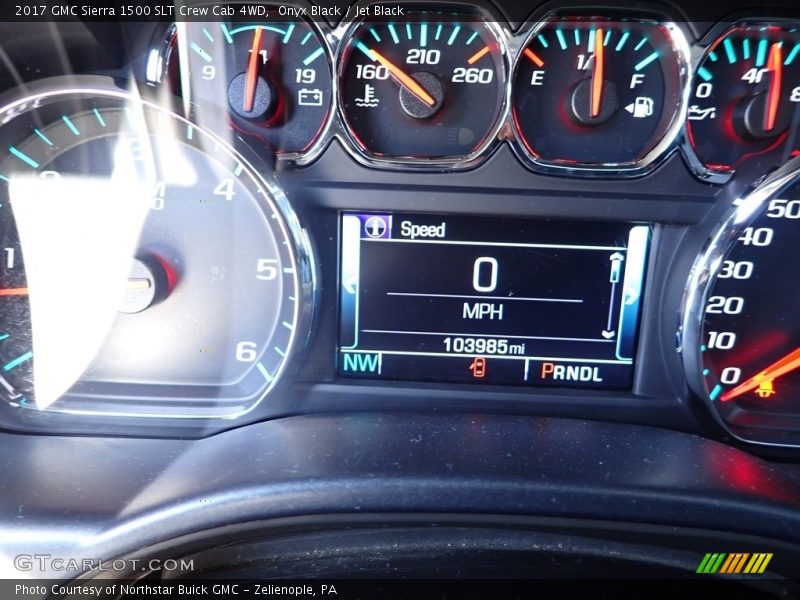 Onyx Black / Jet Black 2017 GMC Sierra 1500 SLT Crew Cab 4WD