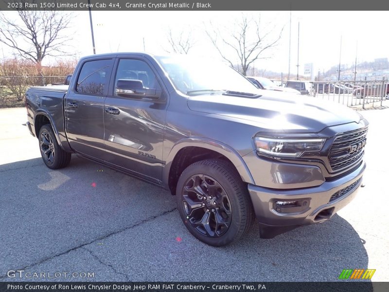 Granite Crystal Metallic / Black 2023 Ram 1500 Limited Crew Cab 4x4