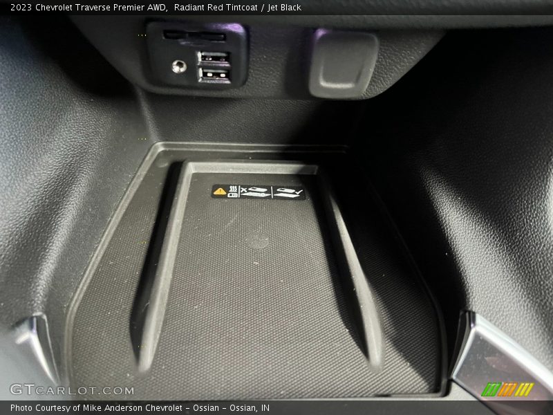 Radiant Red Tintcoat / Jet Black 2023 Chevrolet Traverse Premier AWD