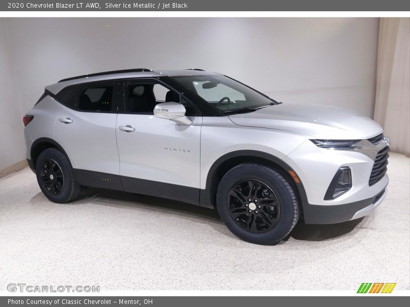 Silver Ice Metallic / Jet Black 2020 Chevrolet Blazer LT AWD