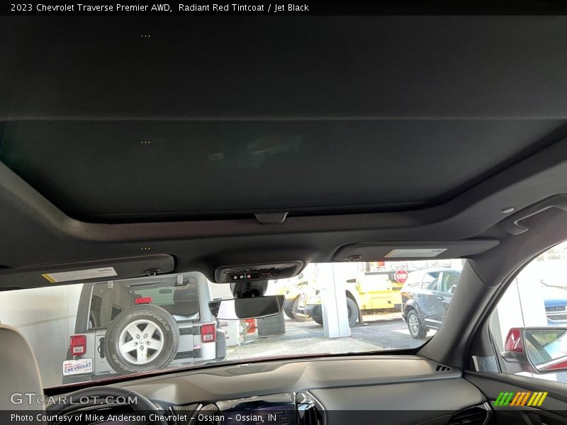 Radiant Red Tintcoat / Jet Black 2023 Chevrolet Traverse Premier AWD