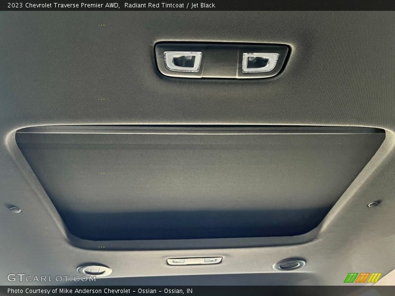 Radiant Red Tintcoat / Jet Black 2023 Chevrolet Traverse Premier AWD