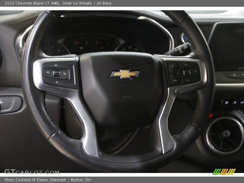 Silver Ice Metallic / Jet Black 2020 Chevrolet Blazer LT AWD