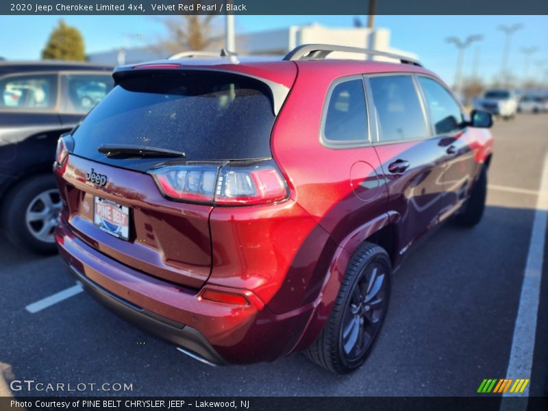 Velvet Red Pearl / Black 2020 Jeep Cherokee Limited 4x4
