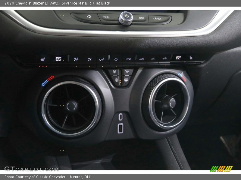 Silver Ice Metallic / Jet Black 2020 Chevrolet Blazer LT AWD