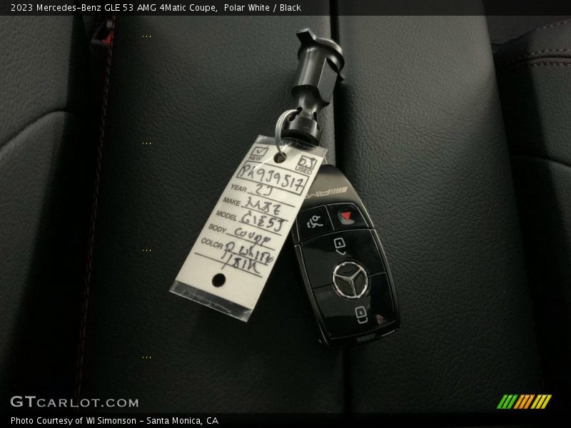 Keys of 2023 GLE 53 AMG 4Matic Coupe