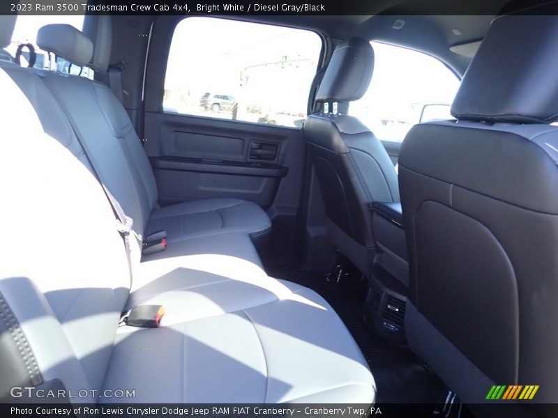 Bright White / Diesel Gray/Black 2023 Ram 3500 Tradesman Crew Cab 4x4