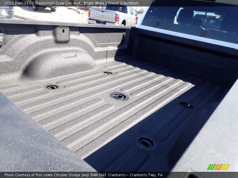 Bright White / Diesel Gray/Black 2023 Ram 3500 Tradesman Crew Cab 4x4