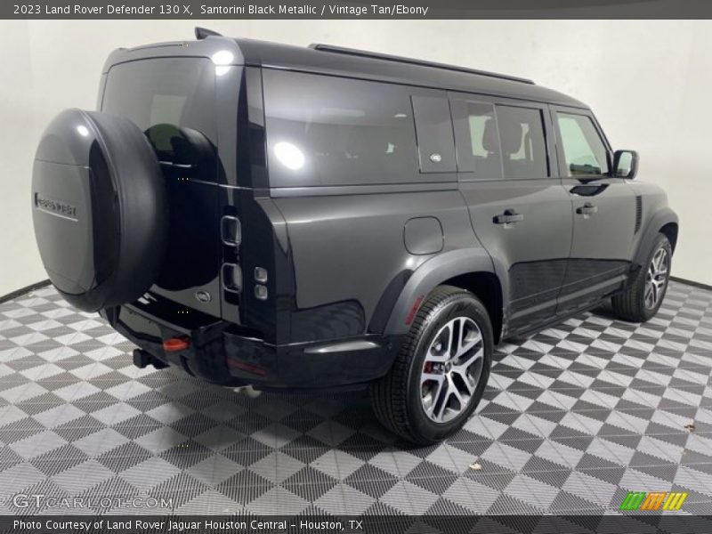 Santorini Black Metallic / Vintage Tan/Ebony 2023 Land Rover Defender 130 X