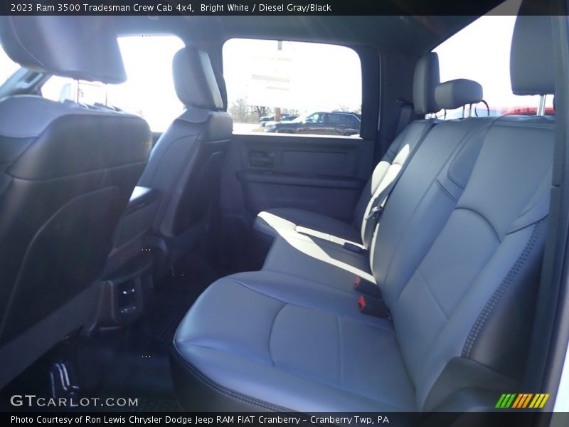 Bright White / Diesel Gray/Black 2023 Ram 3500 Tradesman Crew Cab 4x4