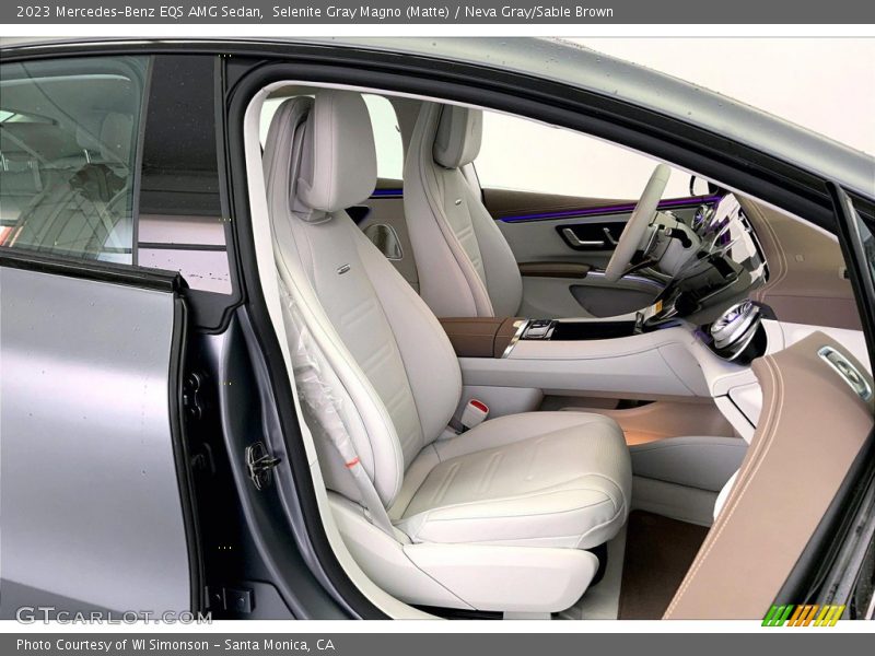 Front Seat of 2023 EQS AMG Sedan